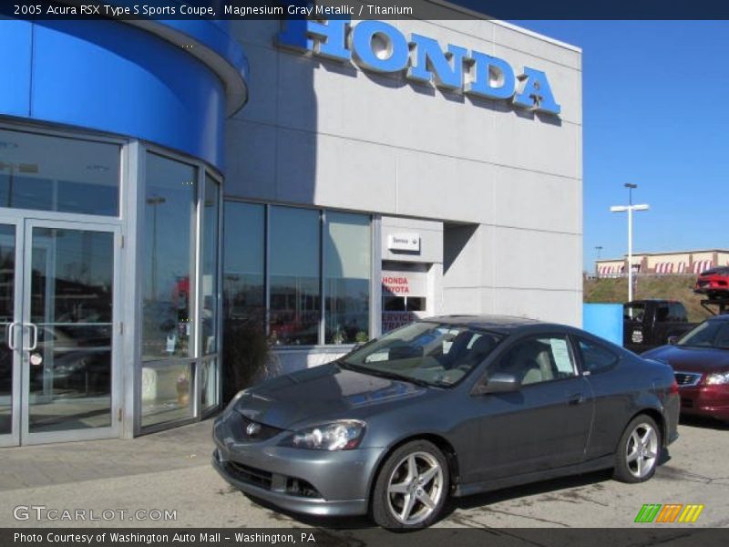 Magnesium Gray Metallic / Titanium 2005 Acura RSX Type S Sports Coupe