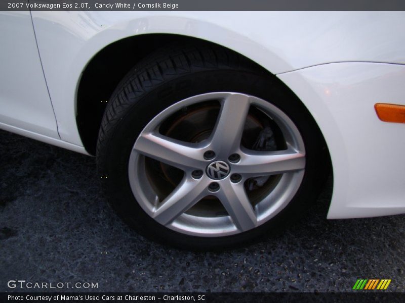 Candy White / Cornsilk Beige 2007 Volkswagen Eos 2.0T