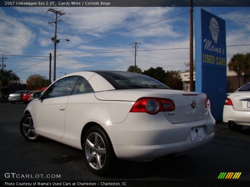 Candy White / Cornsilk Beige 2007 Volkswagen Eos 2.0T