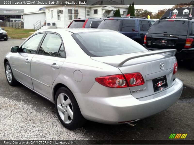 Satin Silver Metallic / Black 2003 Mazda MAZDA6 i Sedan