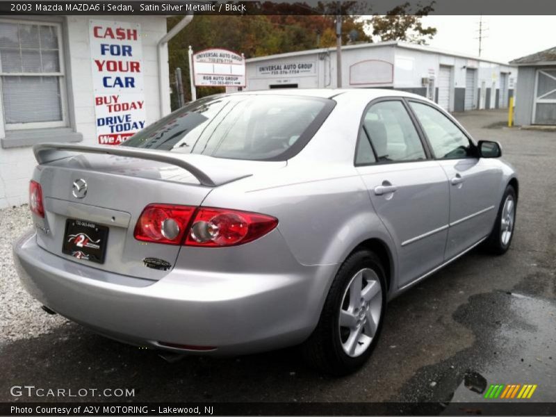 Satin Silver Metallic / Black 2003 Mazda MAZDA6 i Sedan