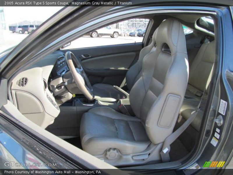 Magnesium Gray Metallic / Titanium 2005 Acura RSX Type S Sports Coupe