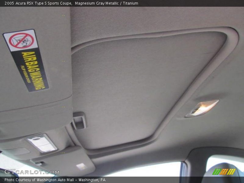 Magnesium Gray Metallic / Titanium 2005 Acura RSX Type S Sports Coupe
