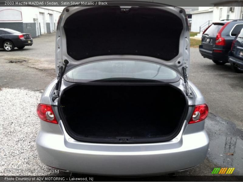 Satin Silver Metallic / Black 2003 Mazda MAZDA6 i Sedan