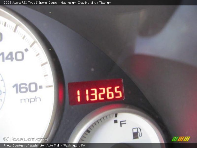 Magnesium Gray Metallic / Titanium 2005 Acura RSX Type S Sports Coupe