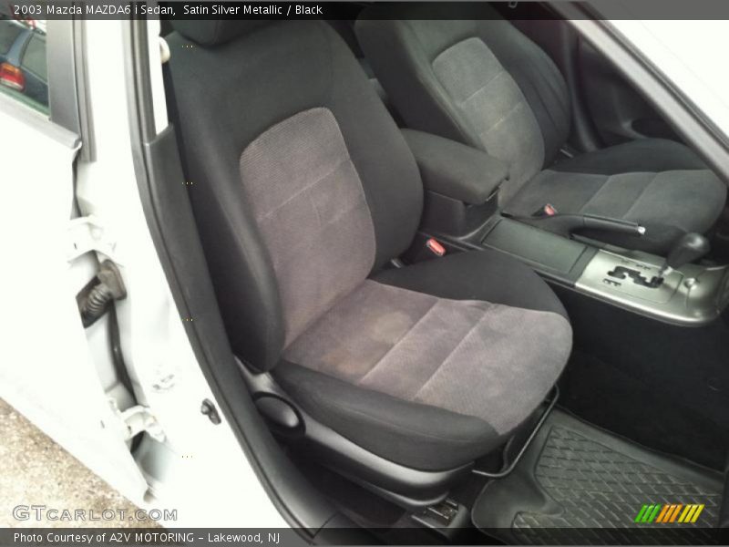 Satin Silver Metallic / Black 2003 Mazda MAZDA6 i Sedan