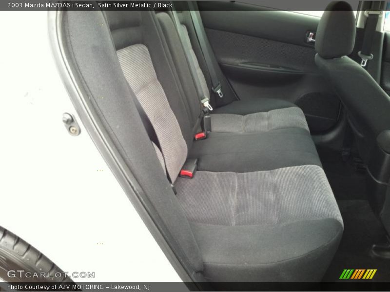 Satin Silver Metallic / Black 2003 Mazda MAZDA6 i Sedan