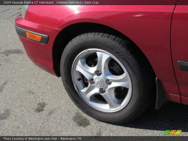 Crimson Dark Red / Dark Gray 2004 Hyundai Elantra GT Hatchback