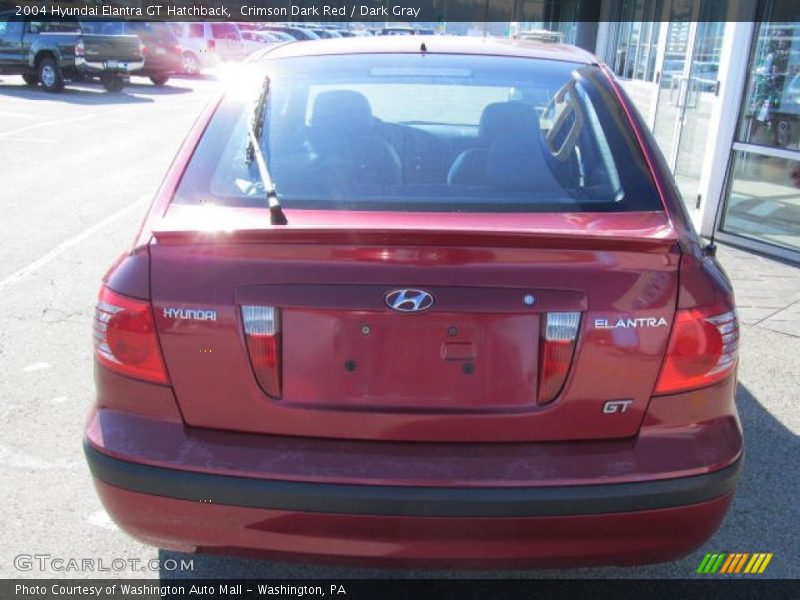 Crimson Dark Red / Dark Gray 2004 Hyundai Elantra GT Hatchback