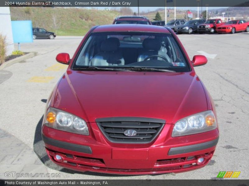 Crimson Dark Red / Dark Gray 2004 Hyundai Elantra GT Hatchback