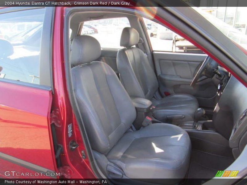 Crimson Dark Red / Dark Gray 2004 Hyundai Elantra GT Hatchback