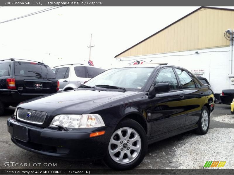 Black Sapphire Metallic / Graphite 2002 Volvo S40 1.9T