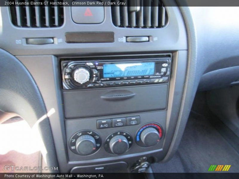Crimson Dark Red / Dark Gray 2004 Hyundai Elantra GT Hatchback