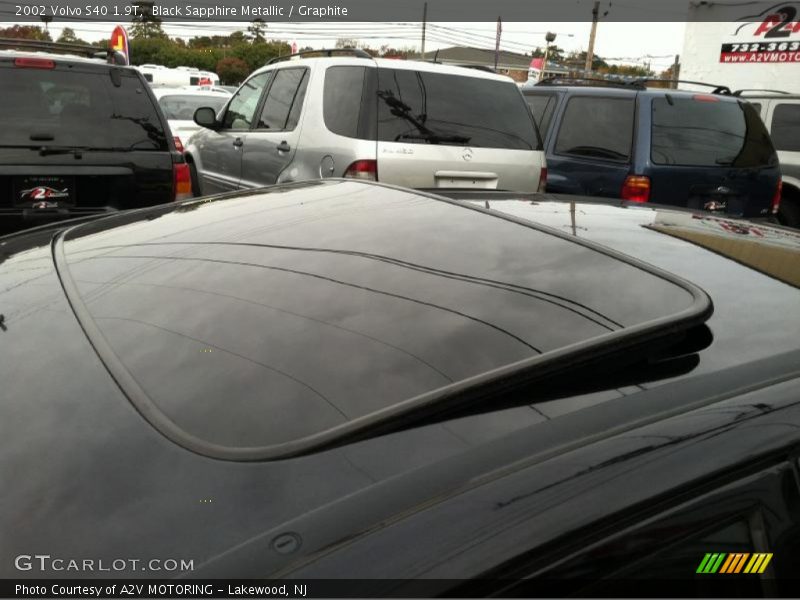 Black Sapphire Metallic / Graphite 2002 Volvo S40 1.9T