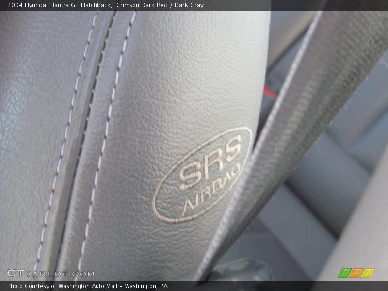Crimson Dark Red / Dark Gray 2004 Hyundai Elantra GT Hatchback