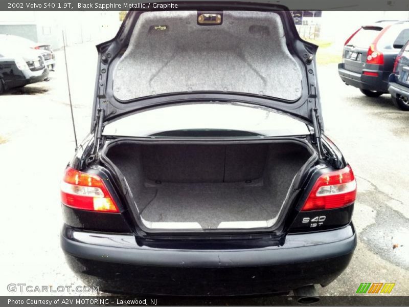 Black Sapphire Metallic / Graphite 2002 Volvo S40 1.9T