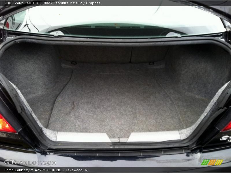 Black Sapphire Metallic / Graphite 2002 Volvo S40 1.9T