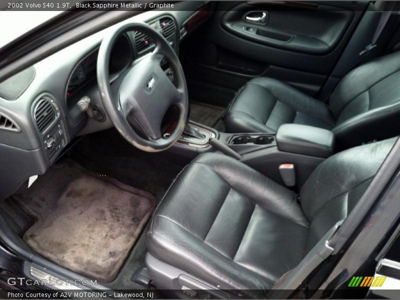 Black Sapphire Metallic / Graphite 2002 Volvo S40 1.9T