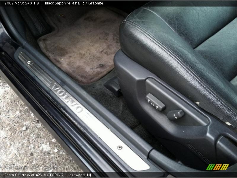 Black Sapphire Metallic / Graphite 2002 Volvo S40 1.9T