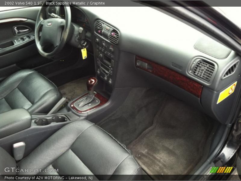 Black Sapphire Metallic / Graphite 2002 Volvo S40 1.9T