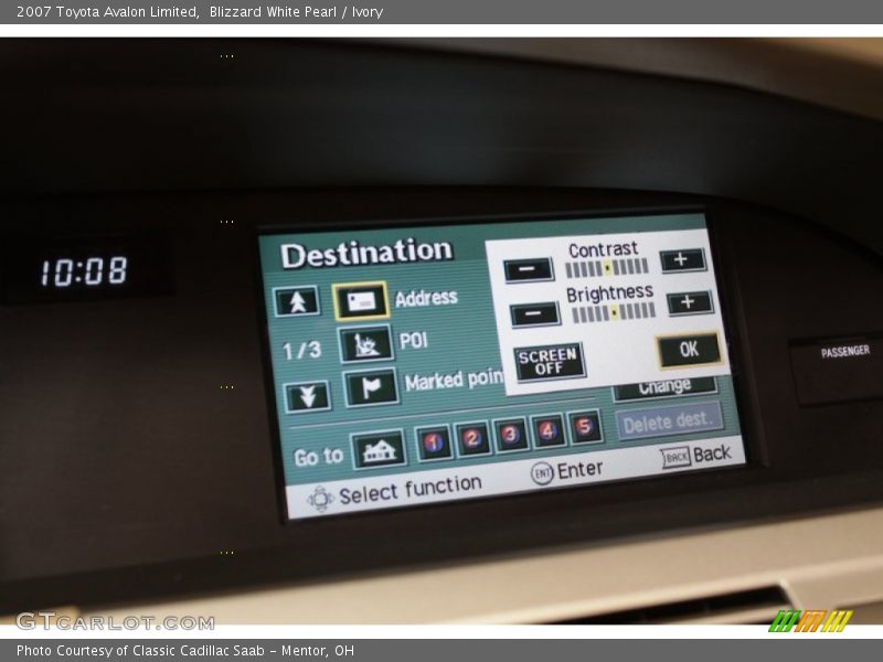 Blizzard White Pearl / Ivory 2007 Toyota Avalon Limited