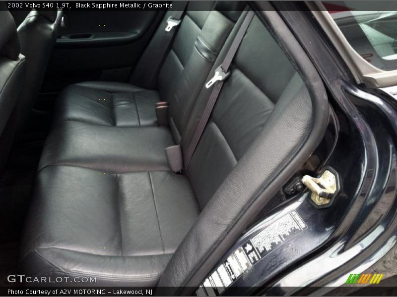 Black Sapphire Metallic / Graphite 2002 Volvo S40 1.9T