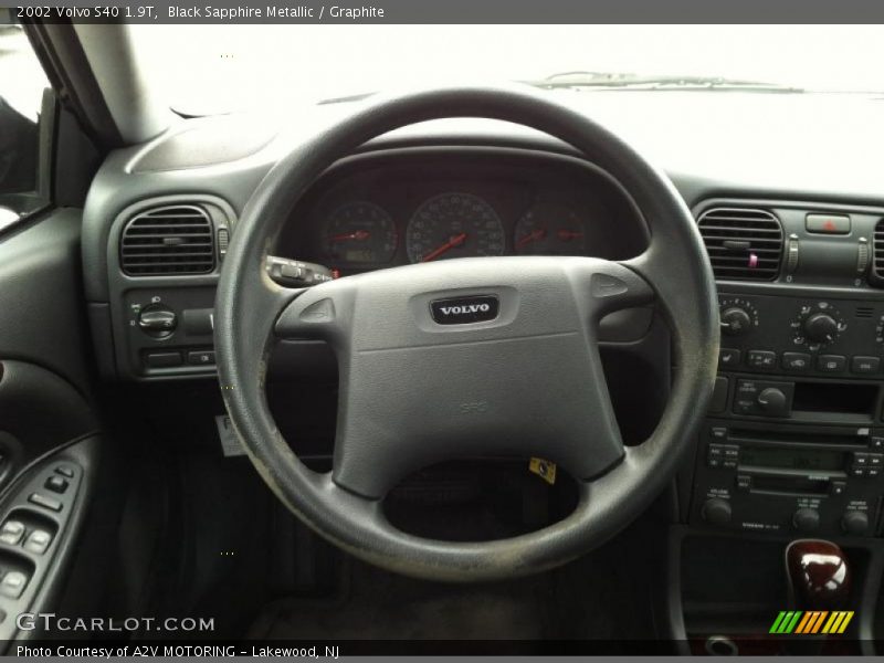 Black Sapphire Metallic / Graphite 2002 Volvo S40 1.9T