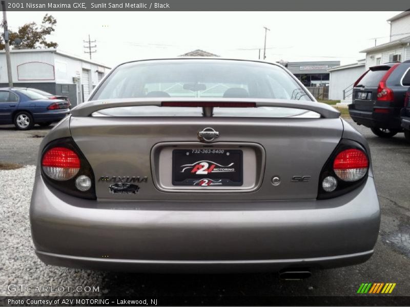 Sunlit Sand Metallic / Black 2001 Nissan Maxima GXE