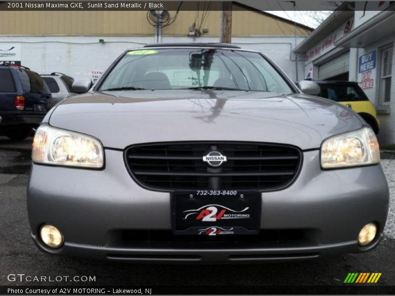 Sunlit Sand Metallic / Black 2001 Nissan Maxima GXE