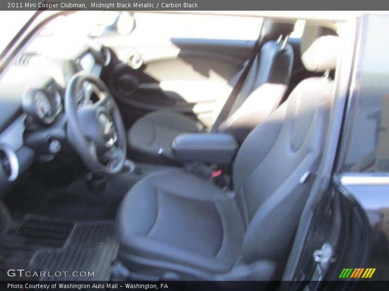 Midnight Black Metallic / Carbon Black 2011 Mini Cooper Clubman