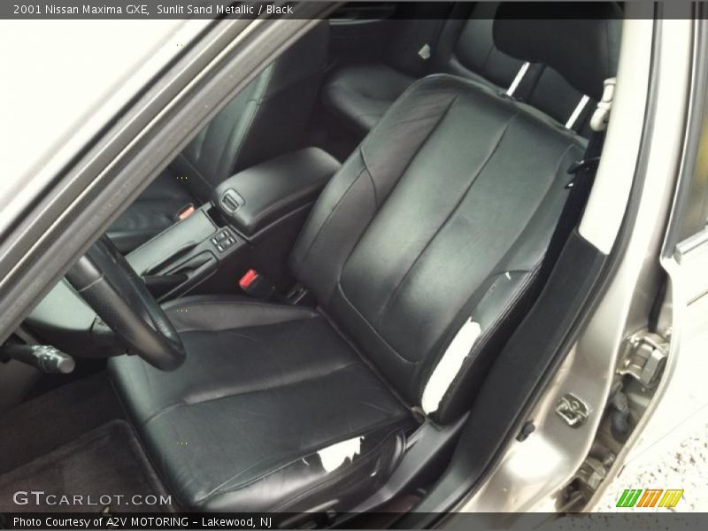 Sunlit Sand Metallic / Black 2001 Nissan Maxima GXE