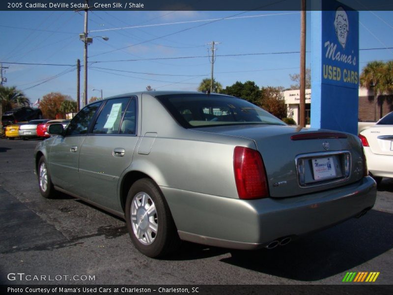 Green Silk / Shale 2005 Cadillac DeVille Sedan
