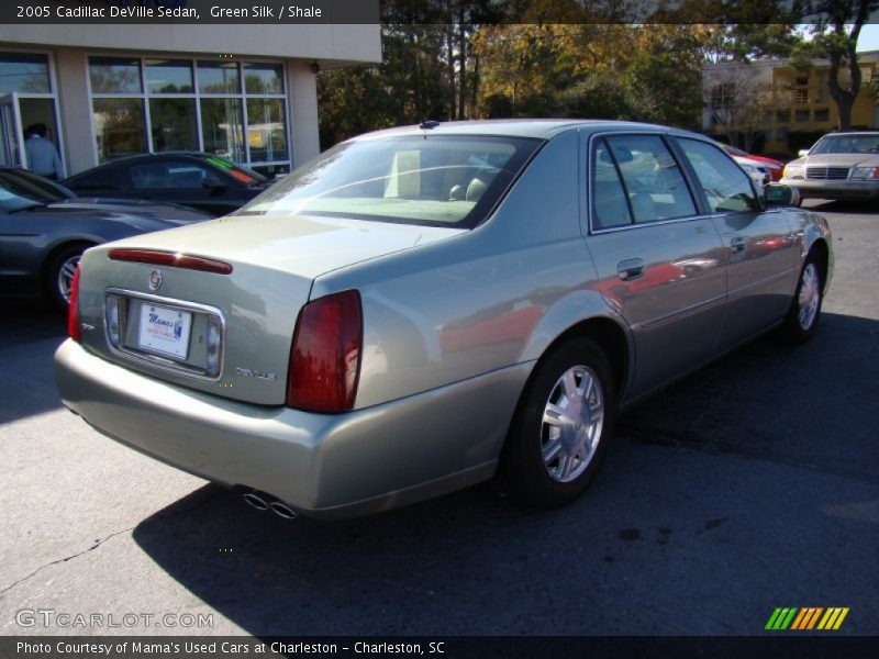 Green Silk / Shale 2005 Cadillac DeVille Sedan