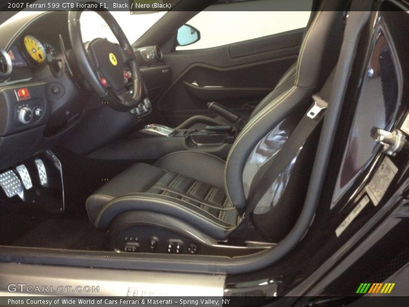  2007 599 GTB Fiorano F1 Nero (Black) Interior