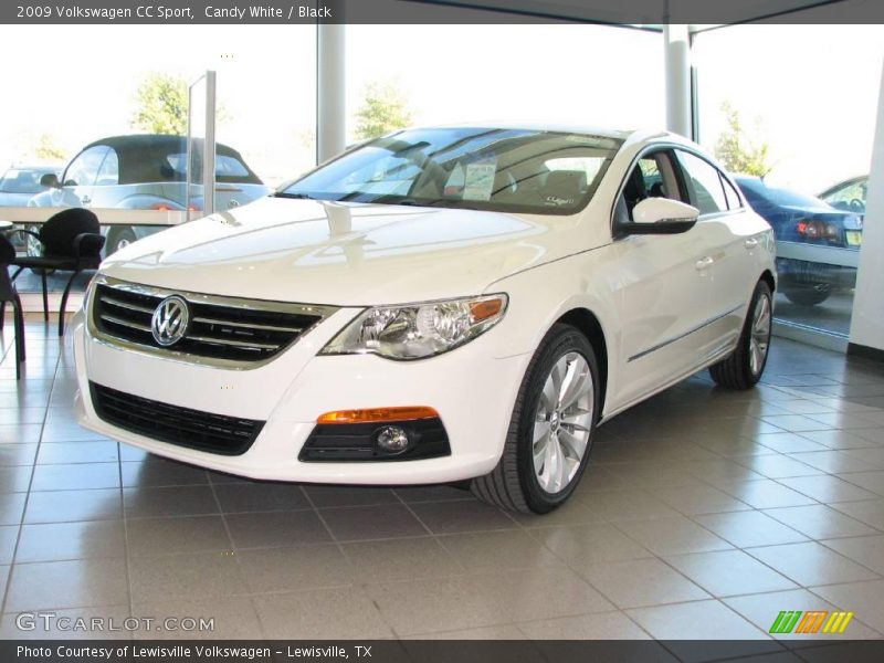 Candy White / Black 2009 Volkswagen CC Sport
