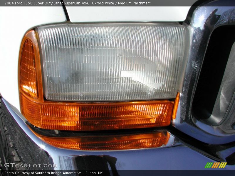 Oxford White / Medium Parchment 2004 Ford F350 Super Duty Lariat SuperCab 4x4