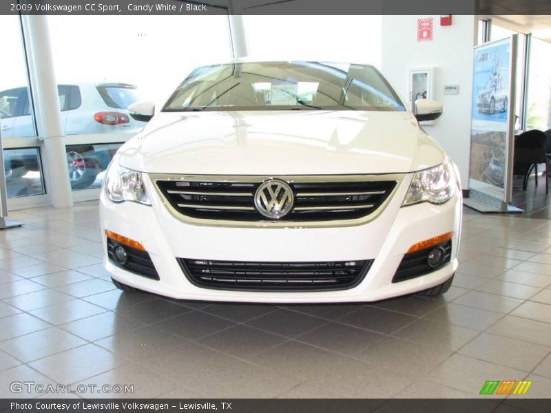 Candy White / Black 2009 Volkswagen CC Sport