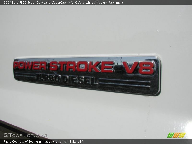 Oxford White / Medium Parchment 2004 Ford F350 Super Duty Lariat SuperCab 4x4