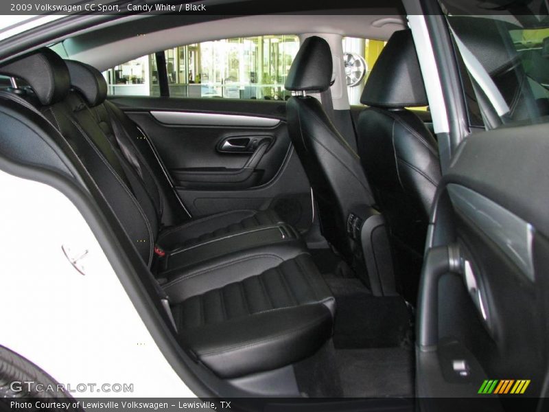 Candy White / Black 2009 Volkswagen CC Sport