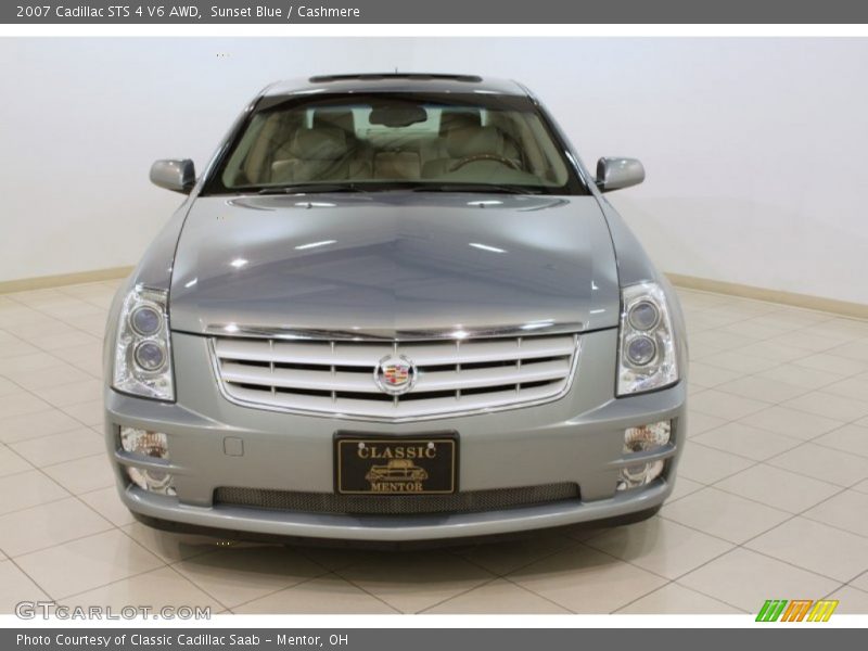 Sunset Blue / Cashmere 2007 Cadillac STS 4 V6 AWD