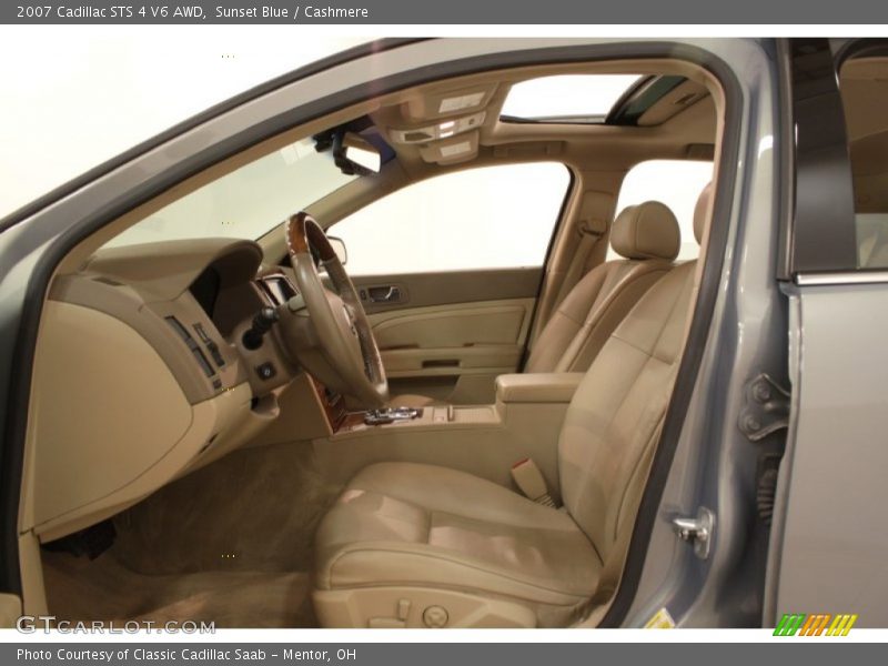 Sunset Blue / Cashmere 2007 Cadillac STS 4 V6 AWD