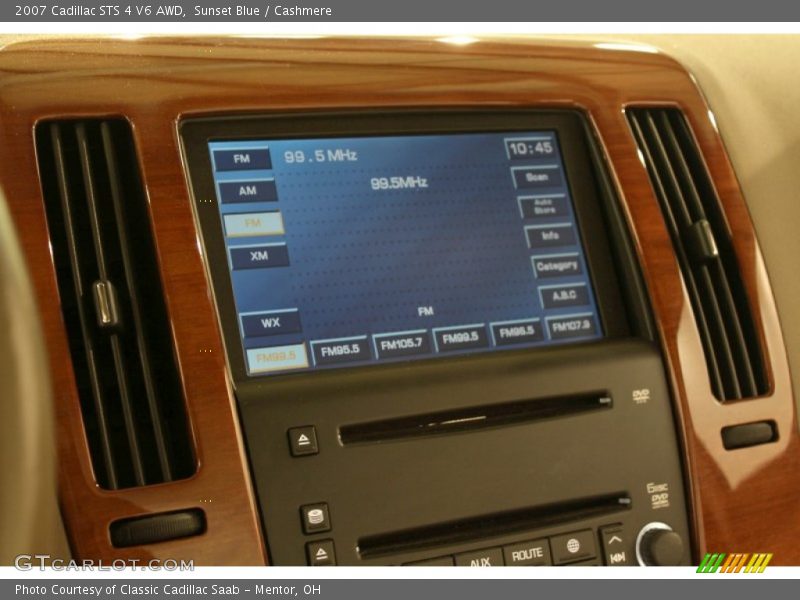 Sunset Blue / Cashmere 2007 Cadillac STS 4 V6 AWD