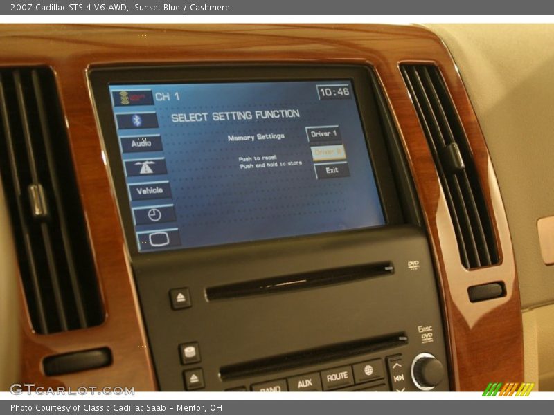 Sunset Blue / Cashmere 2007 Cadillac STS 4 V6 AWD
