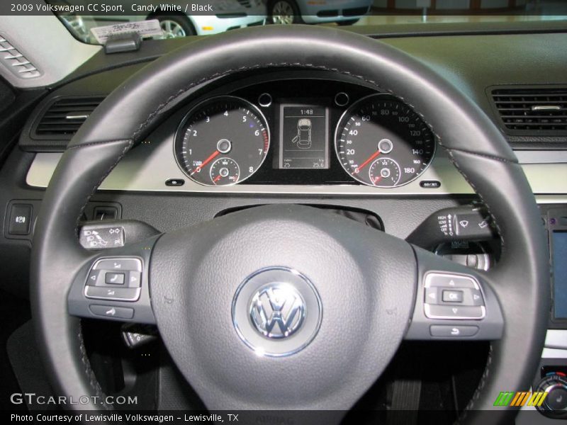 Candy White / Black 2009 Volkswagen CC Sport
