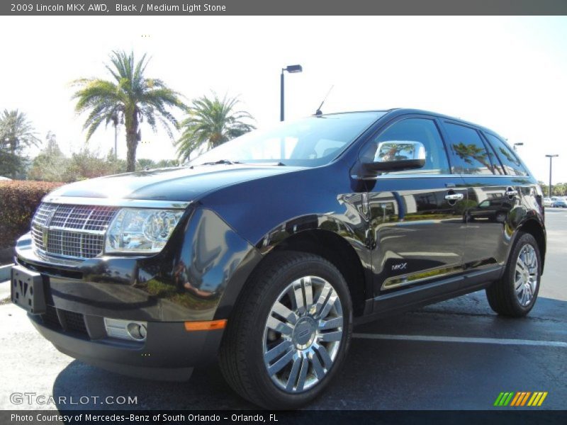 Black / Medium Light Stone 2009 Lincoln MKX AWD