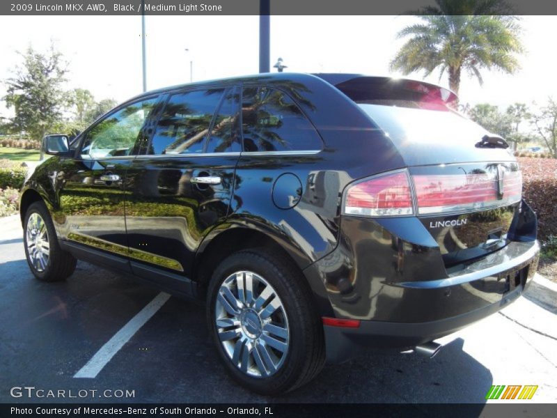 Black / Medium Light Stone 2009 Lincoln MKX AWD