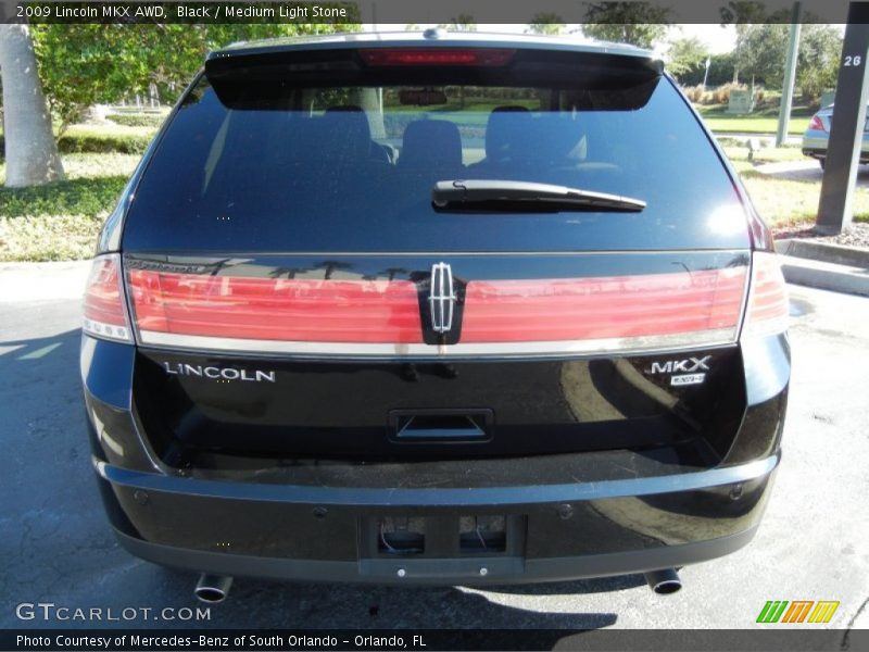 Black / Medium Light Stone 2009 Lincoln MKX AWD