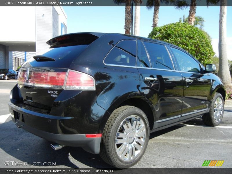 Black / Medium Light Stone 2009 Lincoln MKX AWD
