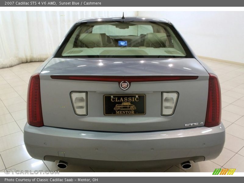 Sunset Blue / Cashmere 2007 Cadillac STS 4 V6 AWD