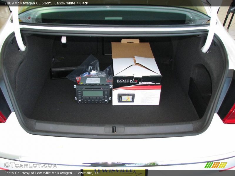 Candy White / Black 2009 Volkswagen CC Sport